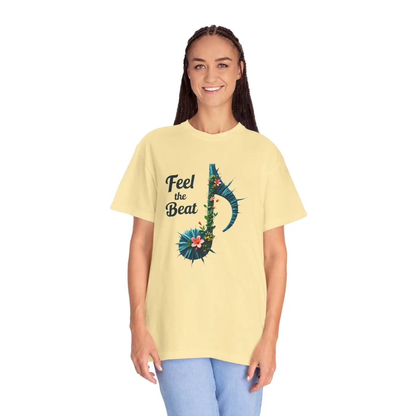 Beat Unisex Garment-Dyed T-Shirt - Music Lover Comfort - DipaliZ