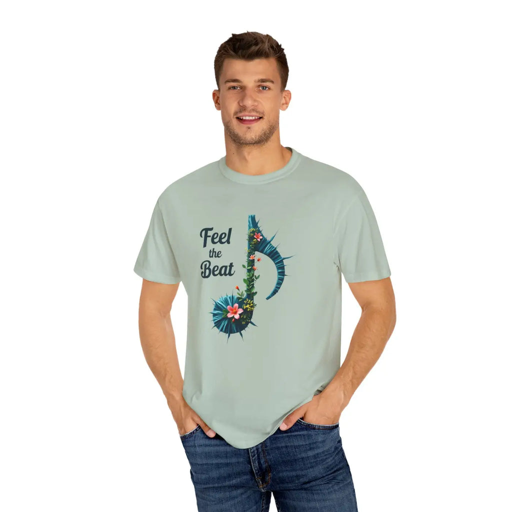 Beat Unisex Garment-Dyed T-Shirt - Music Lover Comfort - DipaliZ