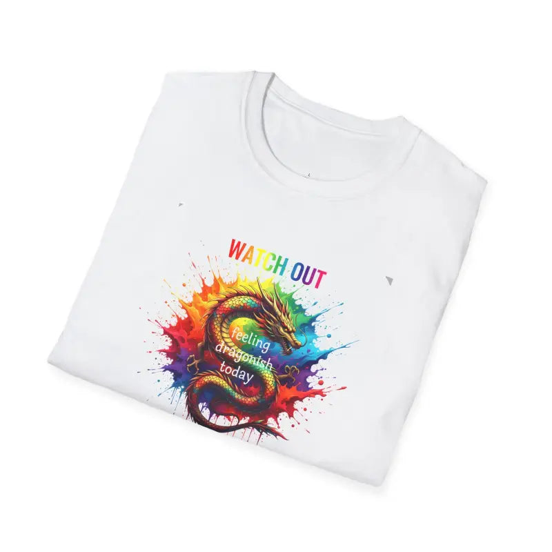 Feeling Dragonish Today Softstyle T Shirt - Unisex Cotton - DipaliZ
