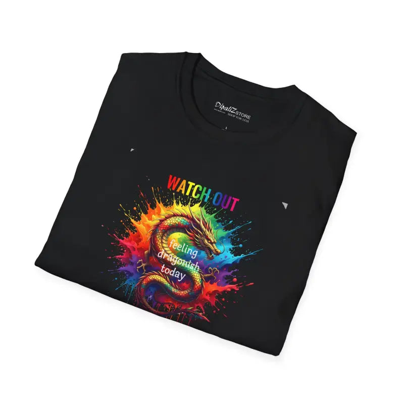 Feeling Dragonish Today Softstyle T Shirt - Unisex Cotton - DipaliZ