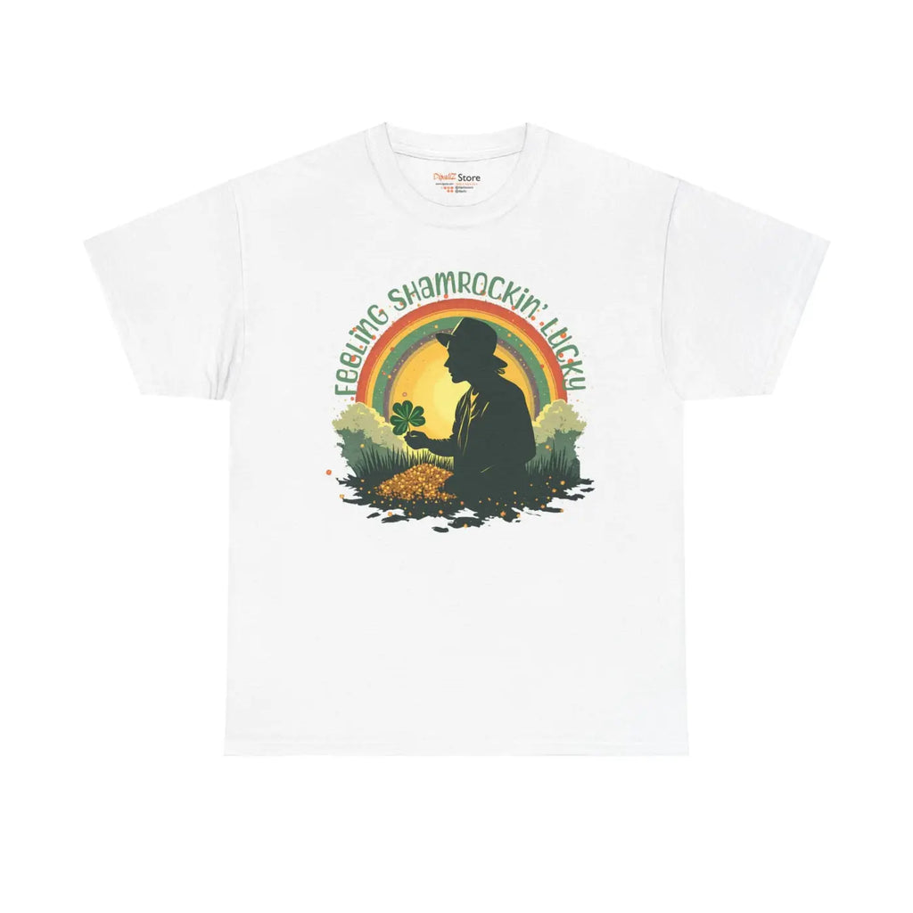 Feeling Shamrockin Lucky Tee - St Patricks Day Unisex - DipaliZ