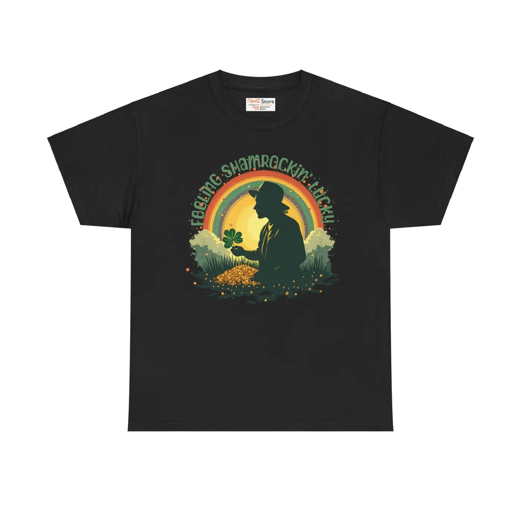 Feeling Shamrockin Lucky Tee - St Patricks Day Unisex - DipaliZ