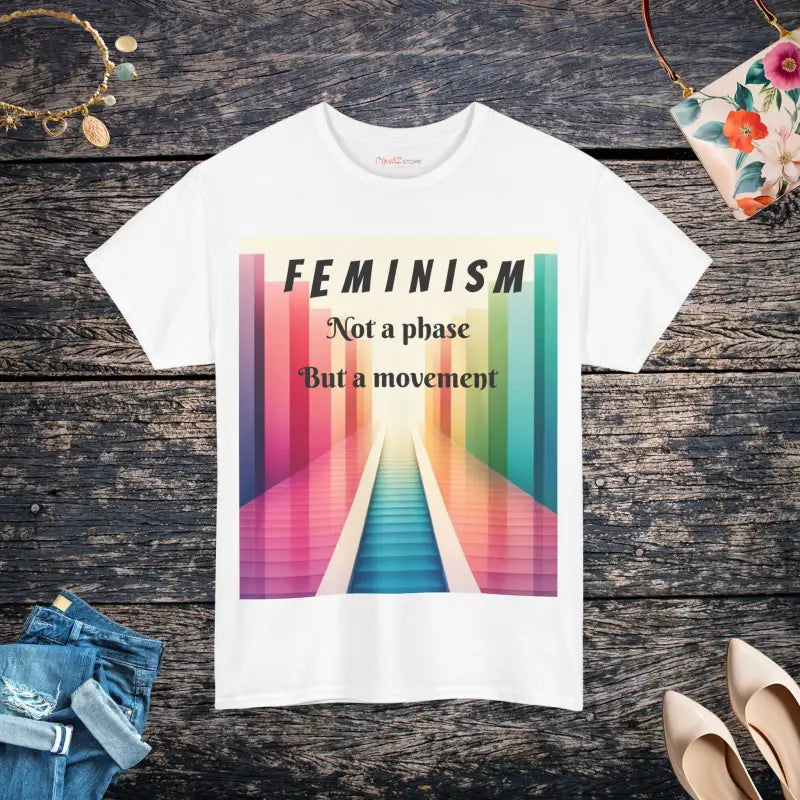 Feminist Movement Unisex Heavy Cotton Tee - Statement Wear - DipaliZ