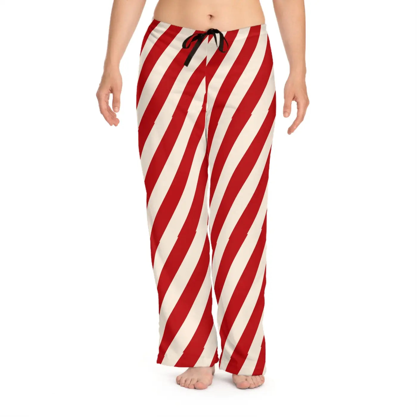 Festive Striped Holiday Loungewear - Cozy Christmas Gift - DipaliZ