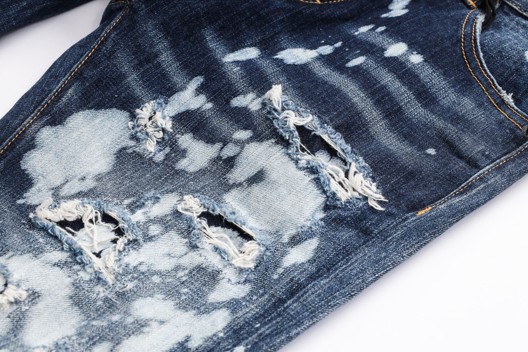 urban TEEN  Fashion Ripped Jeans STONE WASHED Pants