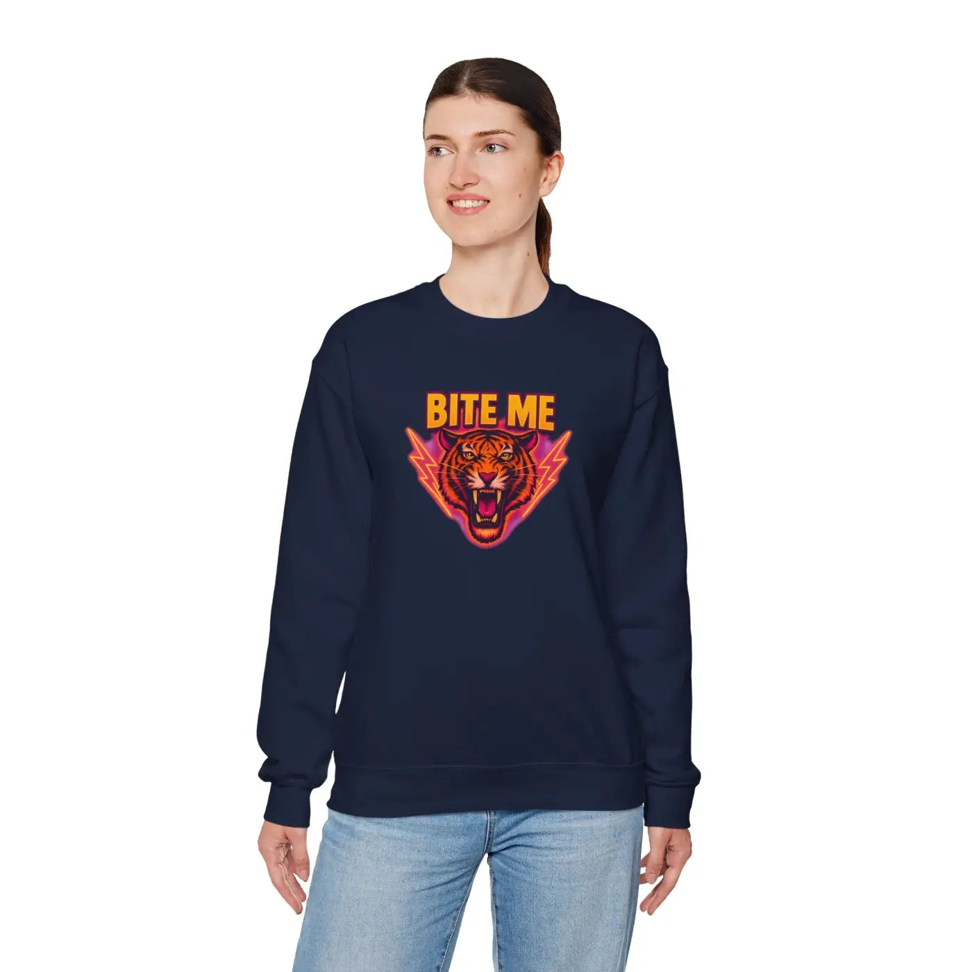 Fierce Tiger Sweatshirt - Bold Comfort That Maintains Shape - DipaliZ