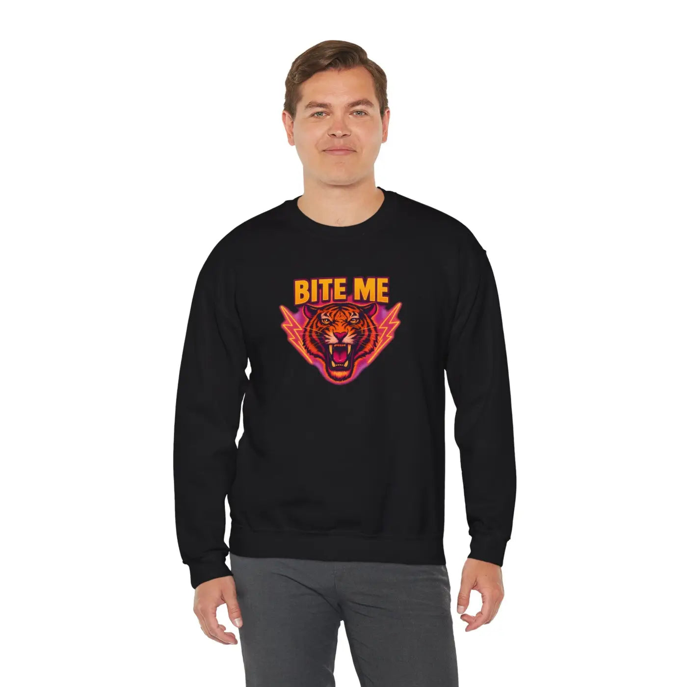 Fierce Tiger Sweatshirt - Bold Comfort That Maintains Shape - DipaliZ