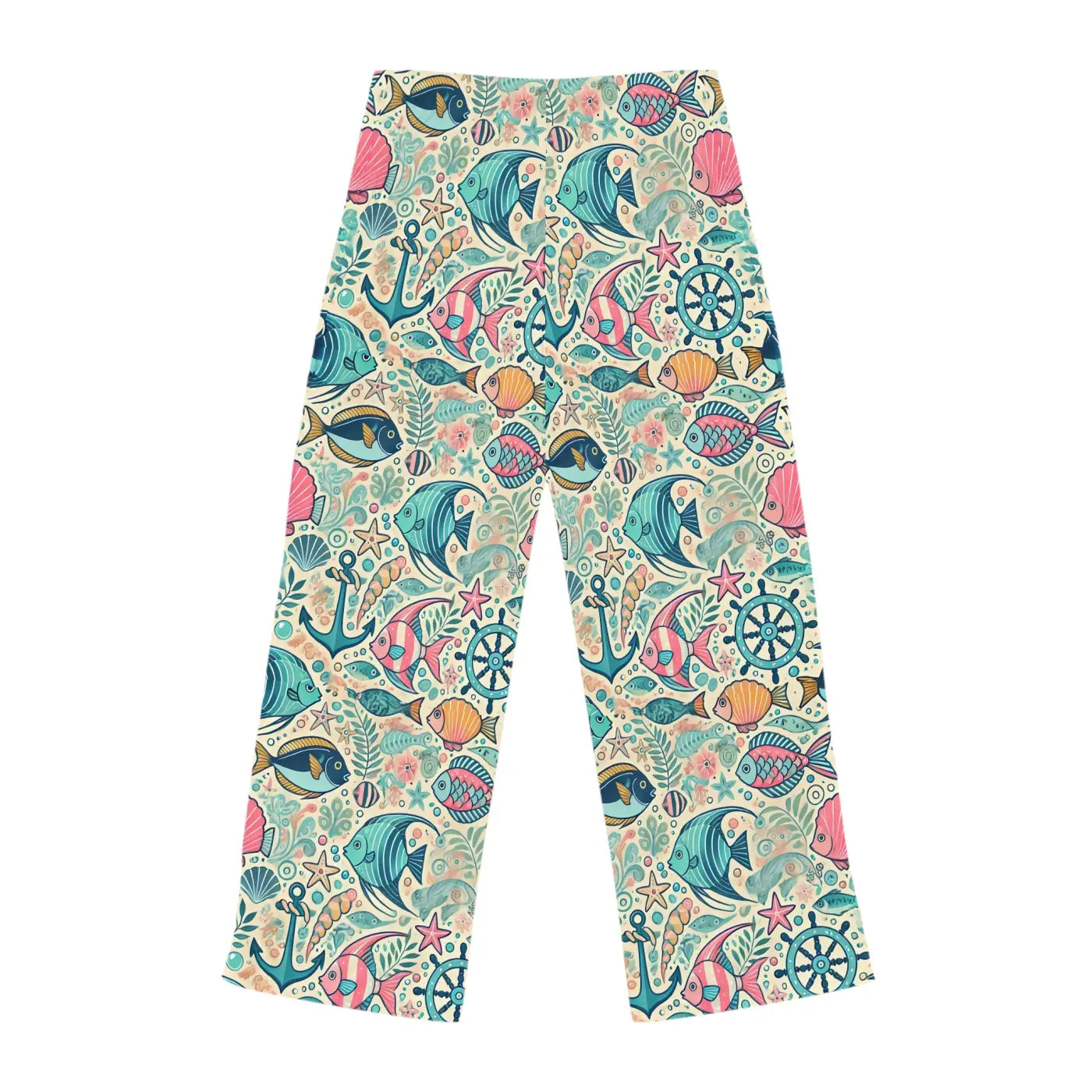 Fish Themed Pajama - Polyester Jersey Knit Comfort - DipaliZ