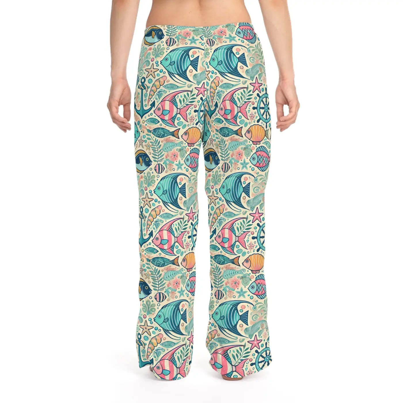 Fish Themed Pajama - Polyester Jersey Knit Comfort - DipaliZ