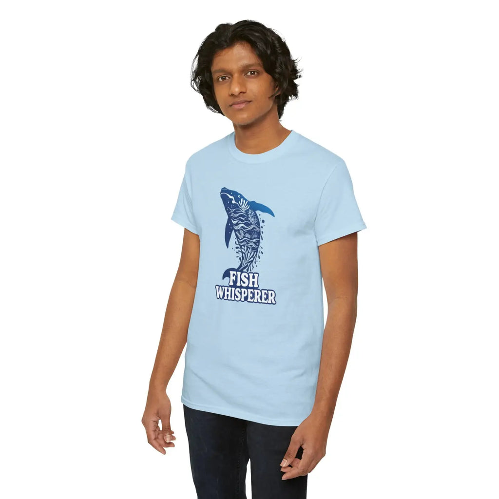 Fish Whisperer Heavy Cotton Tee - Ocean Lovers - DipaliZ