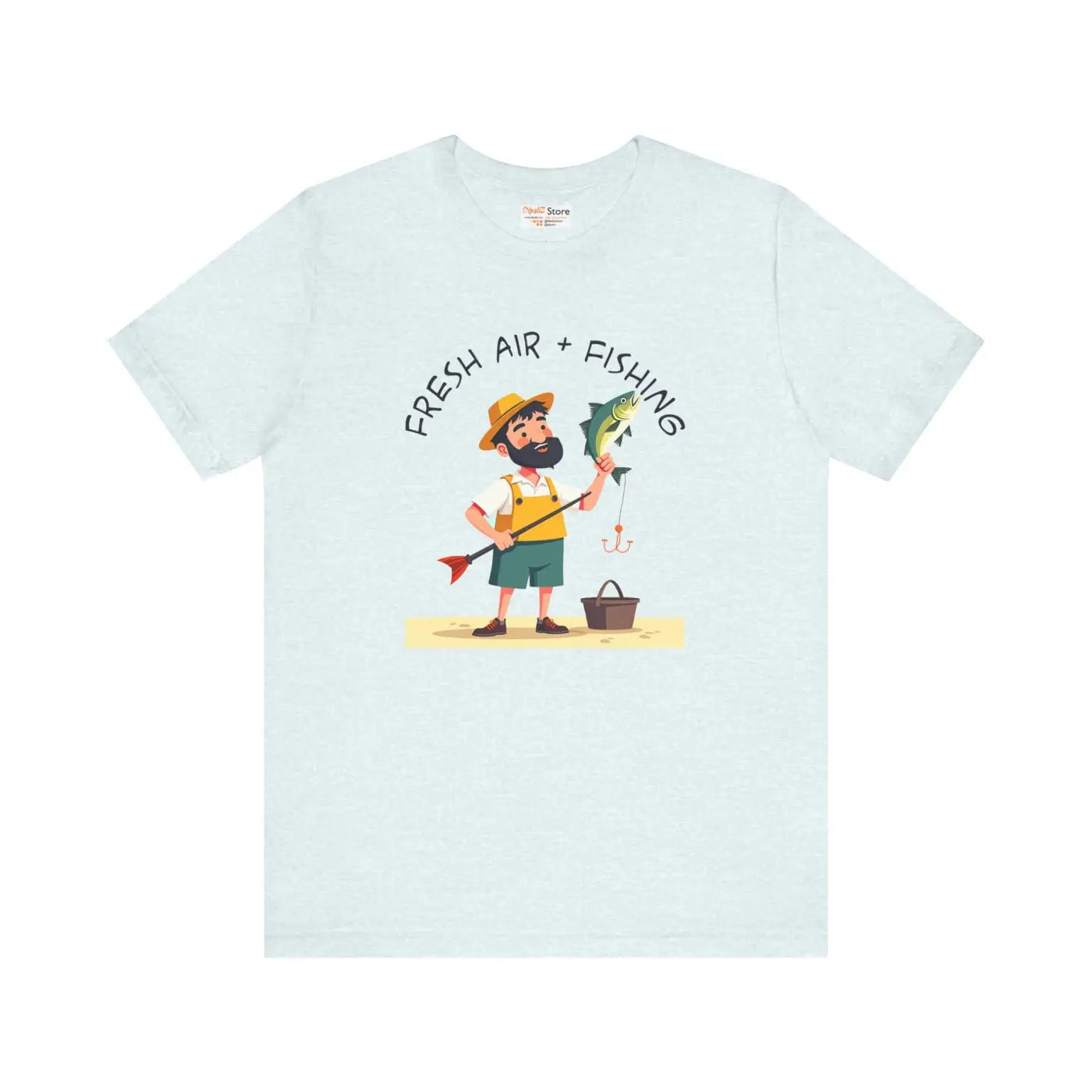 Fresh Air Fishing Unisex Jersey Tee - Comfort and Style - DipaliZ