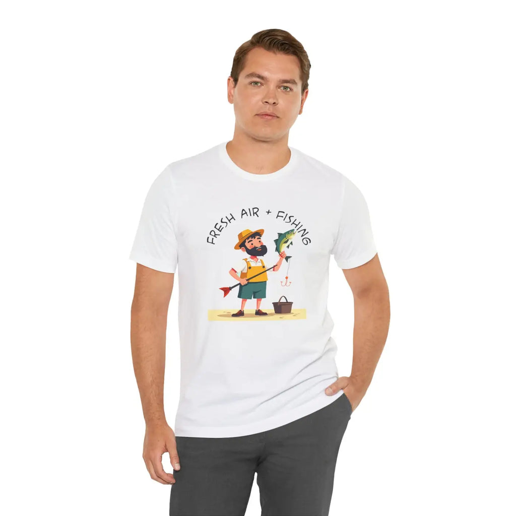 Fresh Air Fishing Unisex Jersey Tee - Comfort and Style - DipaliZ