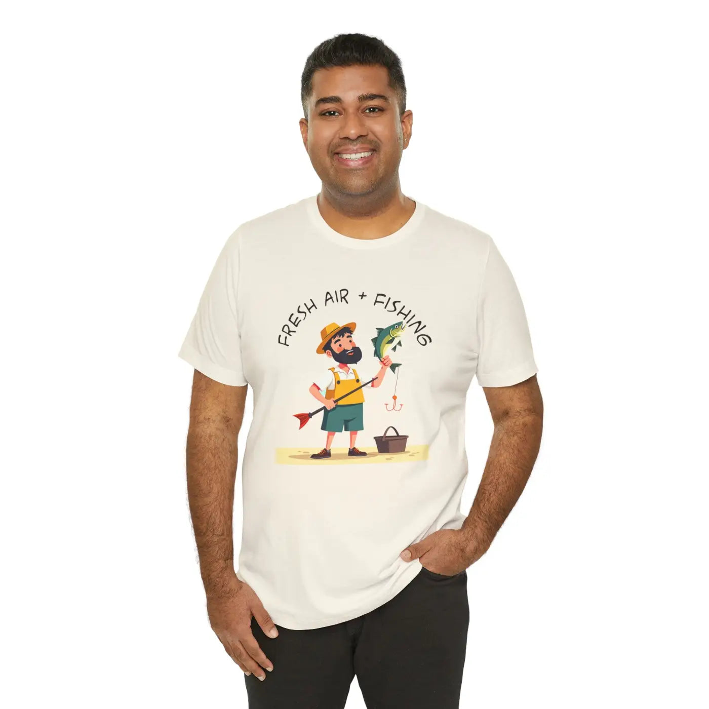 Fresh Air Fishing Unisex Jersey Tee - Comfort and Style - DipaliZ