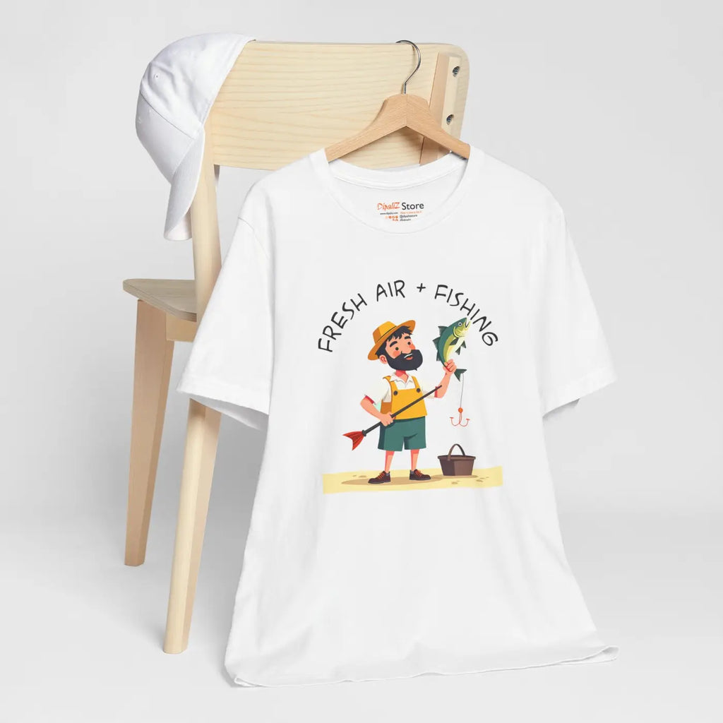 Fresh Air Fishing Unisex Jersey Tee - Comfort and Style - DipaliZ
