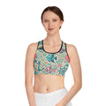 Fish-Themed Sports Bra - Activewear for Women - DipaliZ