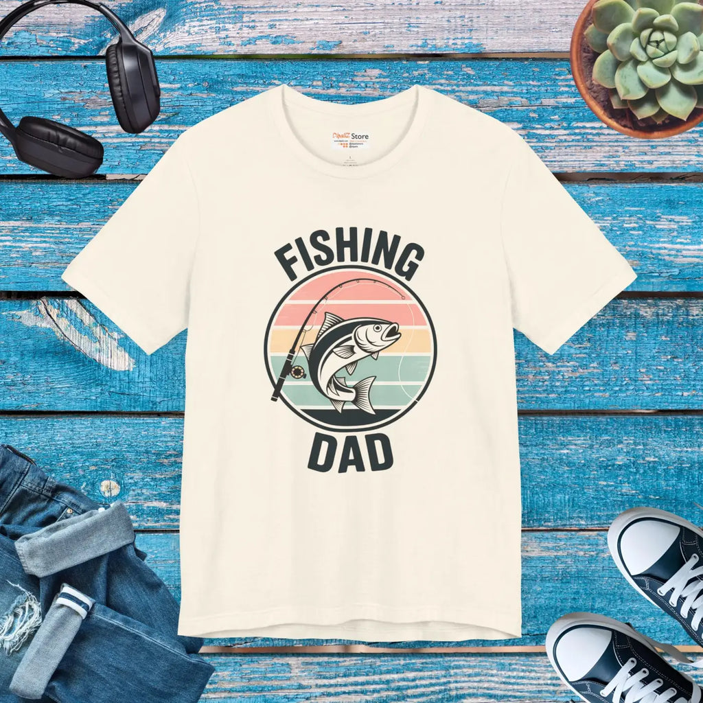 Fishing Dad Short Sleeve Tee - Adventure Comfort - DipaliZ