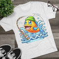 Fishing Fun Unisex Tee - Playful Fish Design - DipaliZ