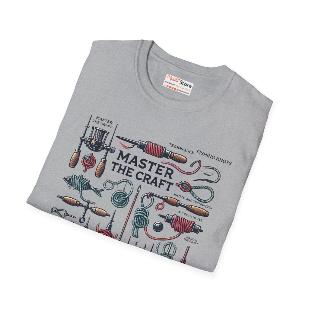 Unisex Softstyle Fishing Knots T-Shirt - Outdoor Comfort - DipaliZ