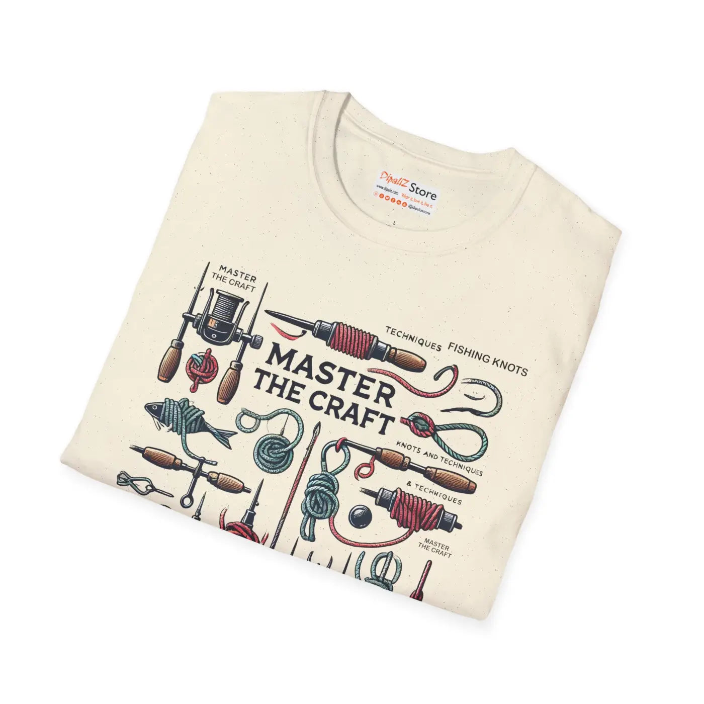 Unisex Softstyle Fishing Knots T-Shirt - Outdoor Comfort - DipaliZ