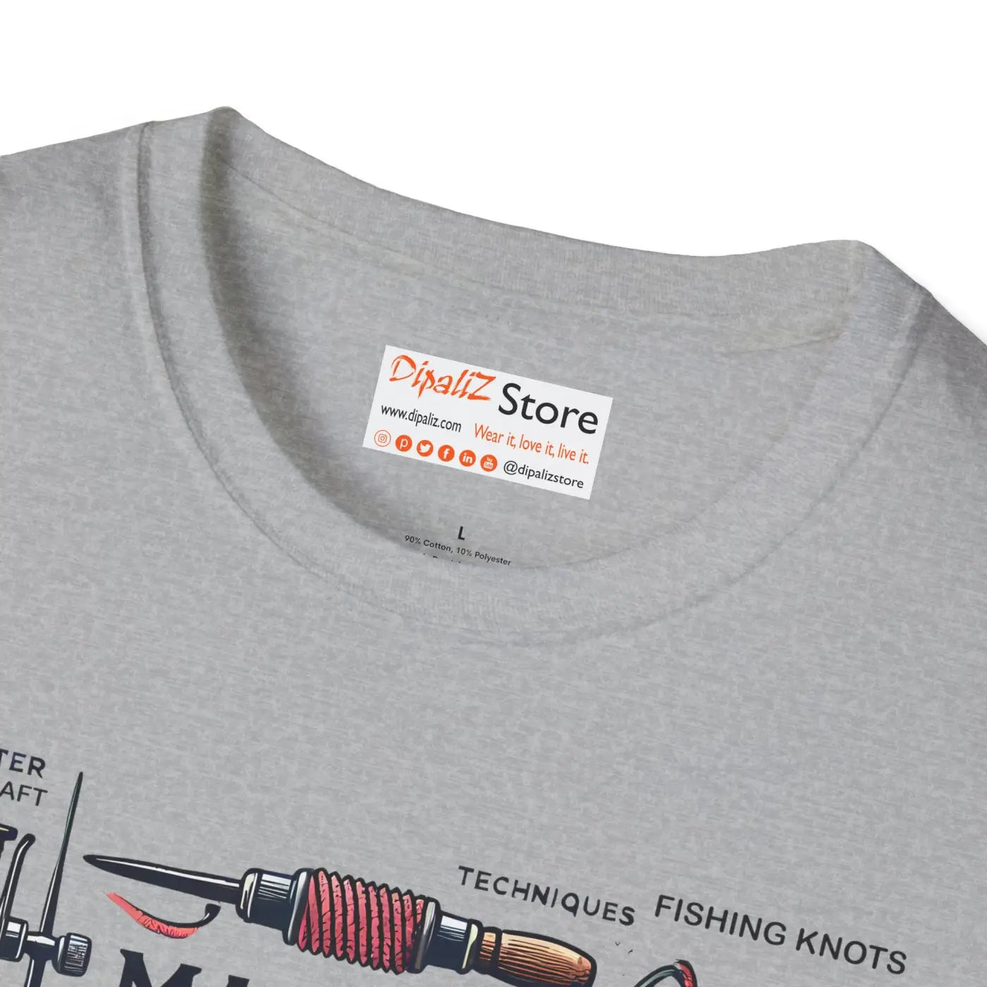 Unisex Softstyle Fishing Knots T-Shirt - Outdoor Comfort - DipaliZ
