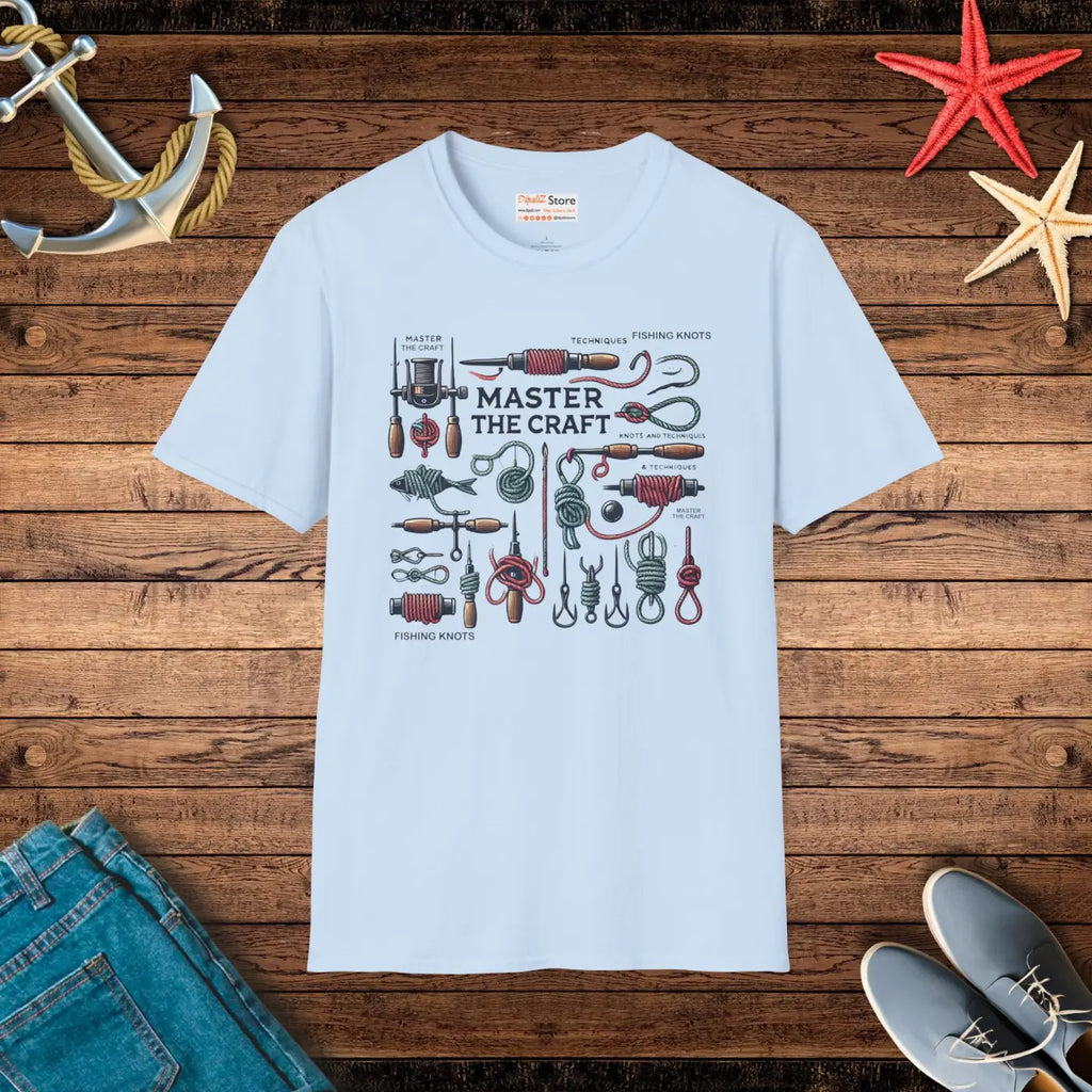 Unisex Softstyle Fishing Knots T-Shirt - Outdoor Comfort - DipaliZ