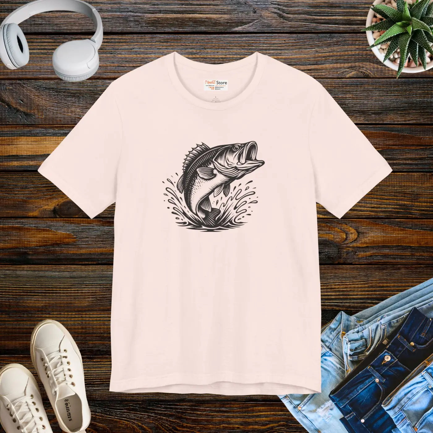 Premium Bass Fishing Shirt - Outdoor Adventure Apparel - DipaliZ