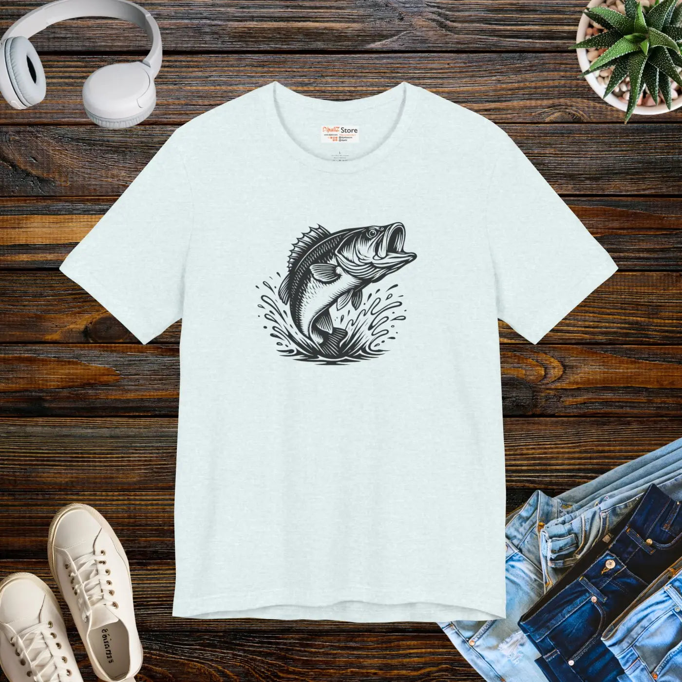 Premium Bass Fishing Shirt - Outdoor Adventure Apparel - DipaliZ