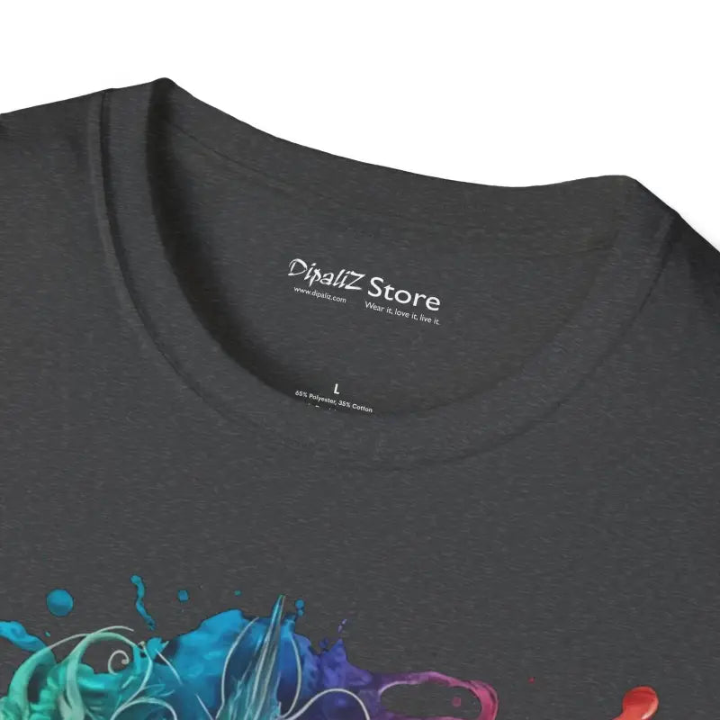 Flame and Fury Dragon Softstyle T Shirt - Eco-Friendly - DipaliZ