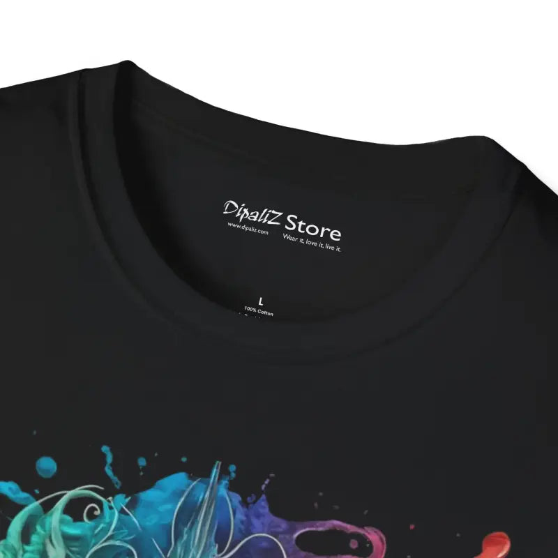Flame and Fury Dragon Softstyle T Shirt - Eco-Friendly - DipaliZ