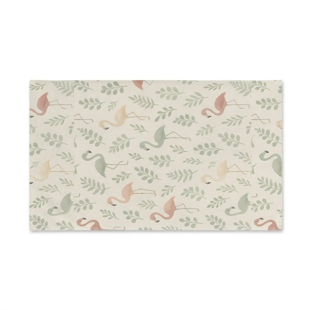 Premium Flamingo Hand Towel - Tropical Kitchen Decor - DipaliZ