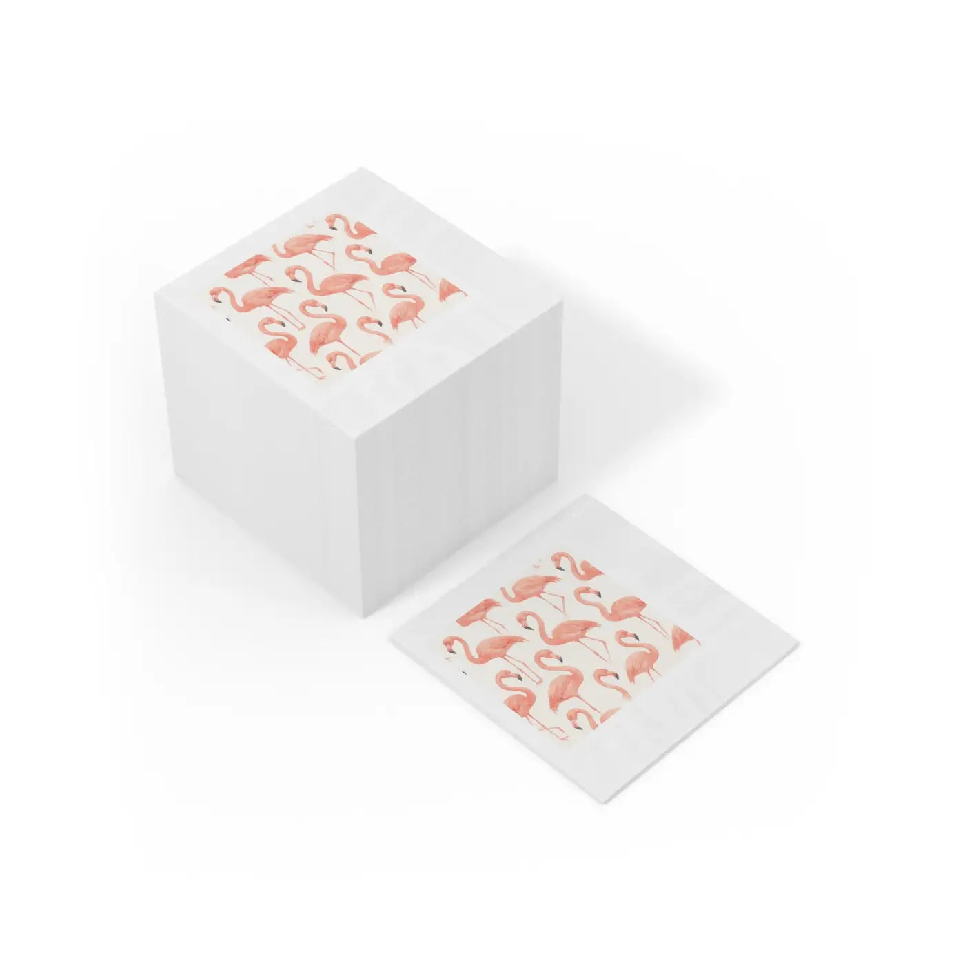 Premium Flamingo Print Cocktail Napkins - Summer Party Decor - DipaliZ