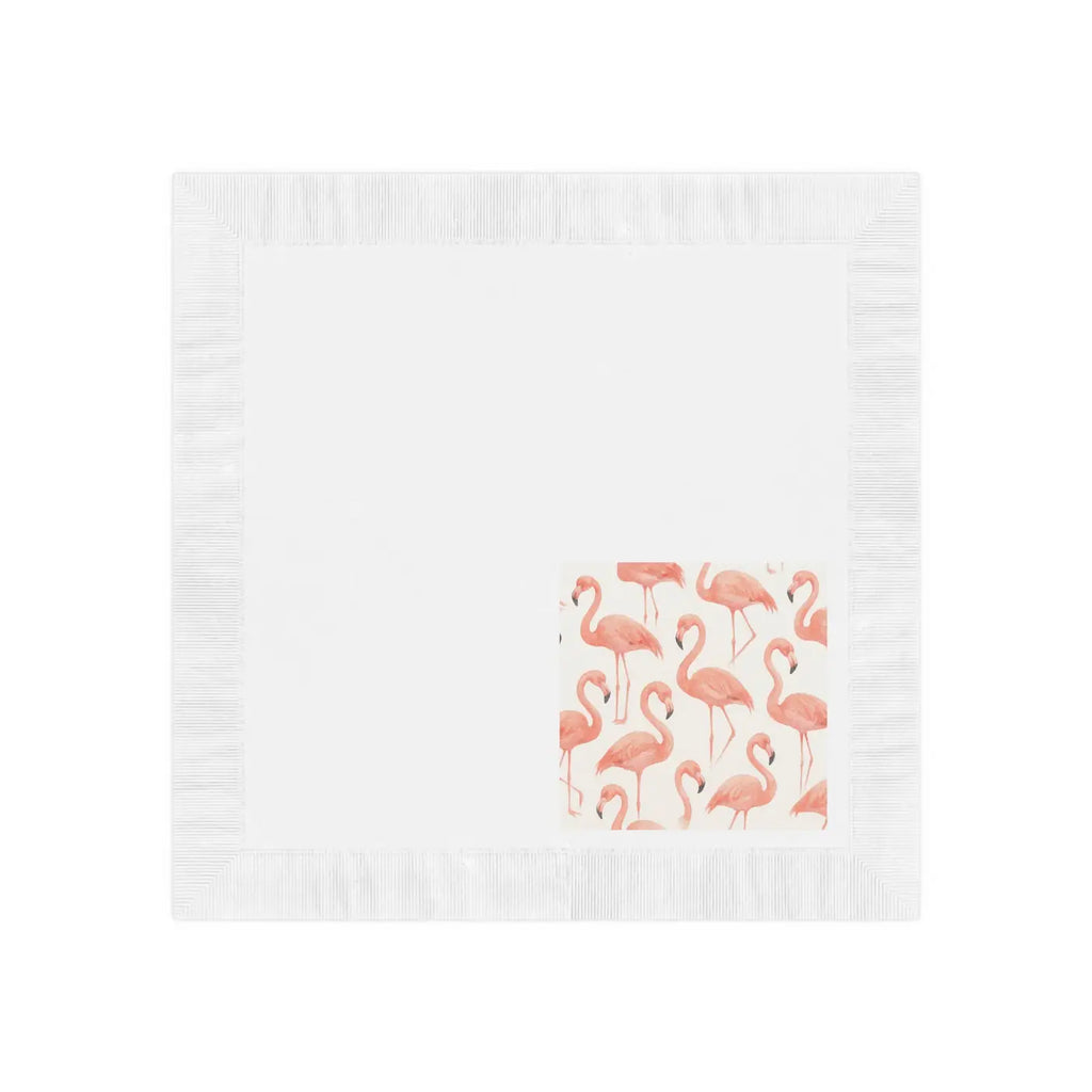 Premium Flamingo Print Cocktail Napkins - Summer Party Decor - DipaliZ