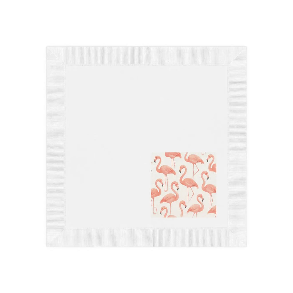 Premium Flamingo Print Cocktail Napkins - Summer Party Decor - DipaliZ