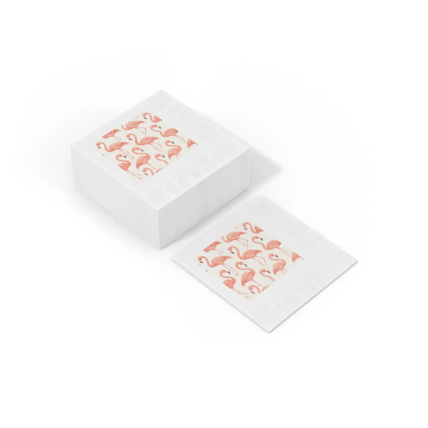 Premium Flamingo Print Cocktail Napkins - Summer Party Decor - DipaliZ