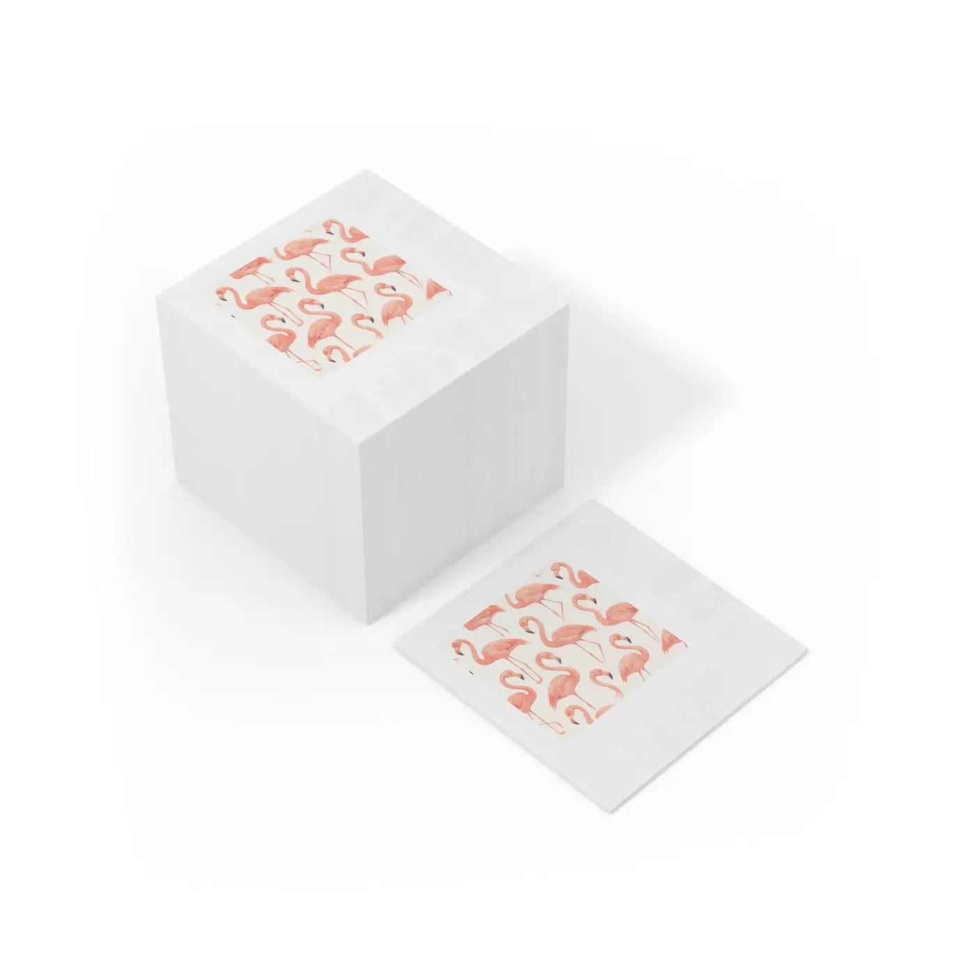 Premium Flamingo Print Cocktail Napkins - Summer Party Decor - DipaliZ