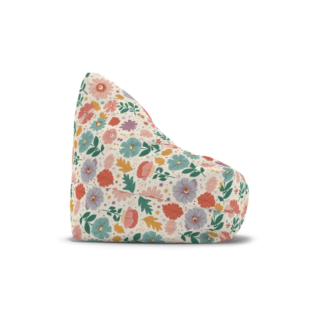 Floral Bean Bag Cover - Durable Polyester - DipaliZ