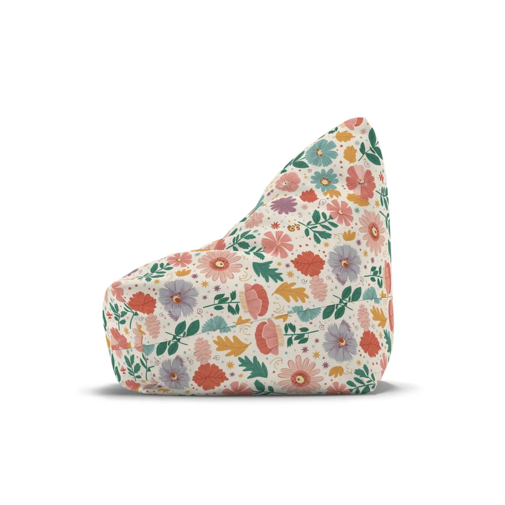 Floral Bean Bag Cover - Durable Polyester - DipaliZ