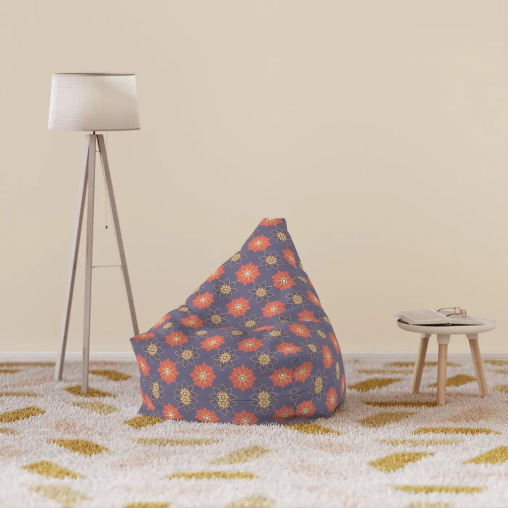 Premium Bean Bag Cozy Cover - Floral Polyester - DipaliZ