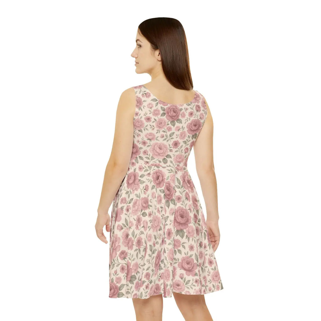 Premium Womens Skater Dress - Elegant Vintage Style - DipaliZ