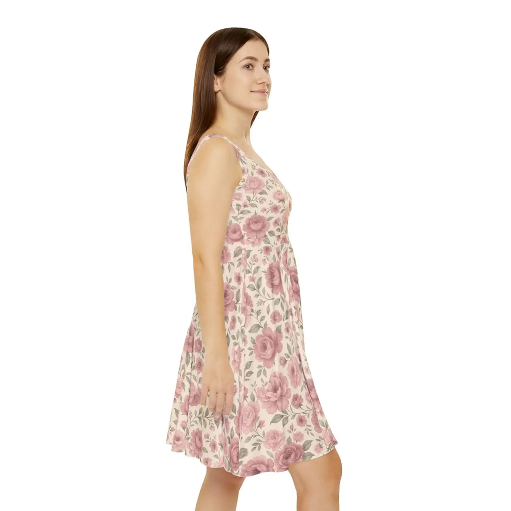 Premium Womens Skater Dress - Elegant Vintage Style - DipaliZ