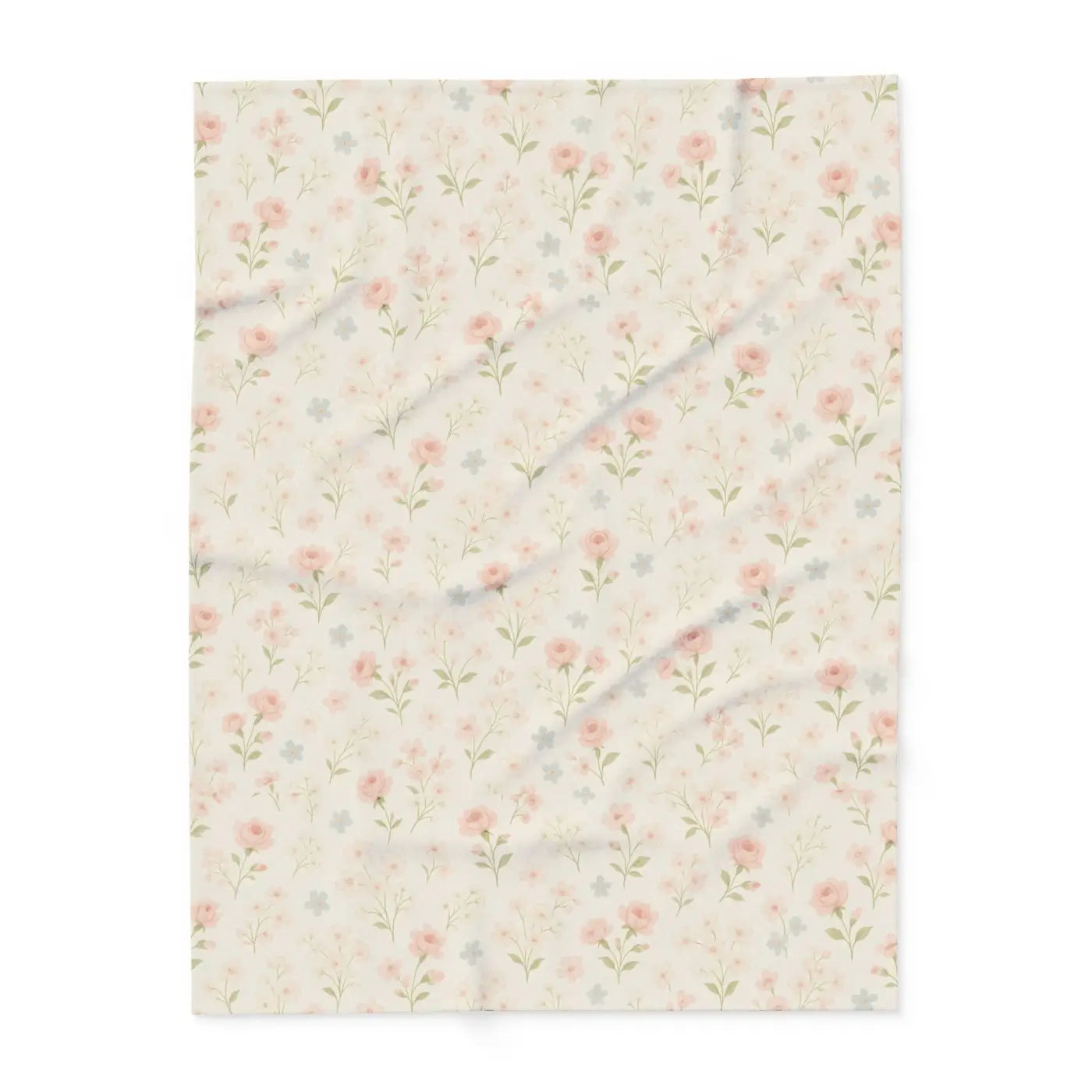 Premium Arctic Fleece Blanket - Floral Cozy Vibes - DipaliZ