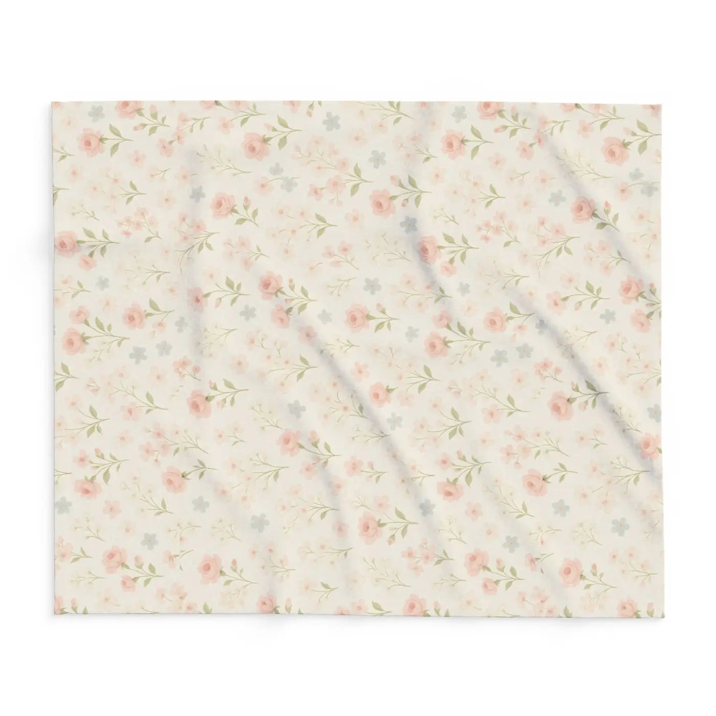 Premium Arctic Fleece Blanket - Floral Cozy Vibes - DipaliZ