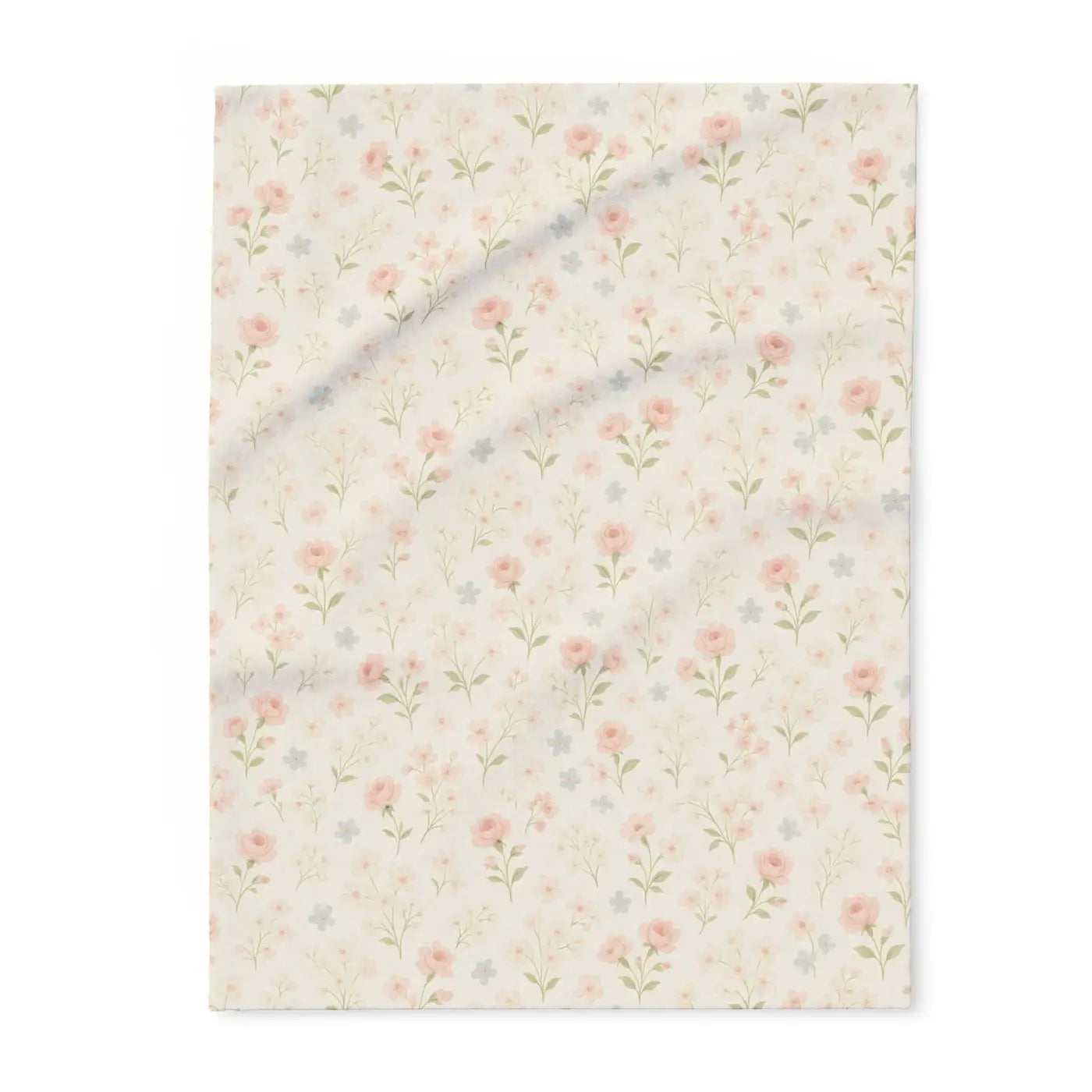 Premium Arctic Fleece Blanket - Floral Cozy Vibes - DipaliZ