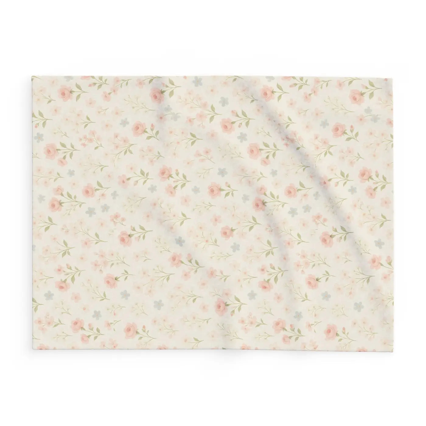 Premium Arctic Fleece Blanket - Floral Cozy Vibes - DipaliZ