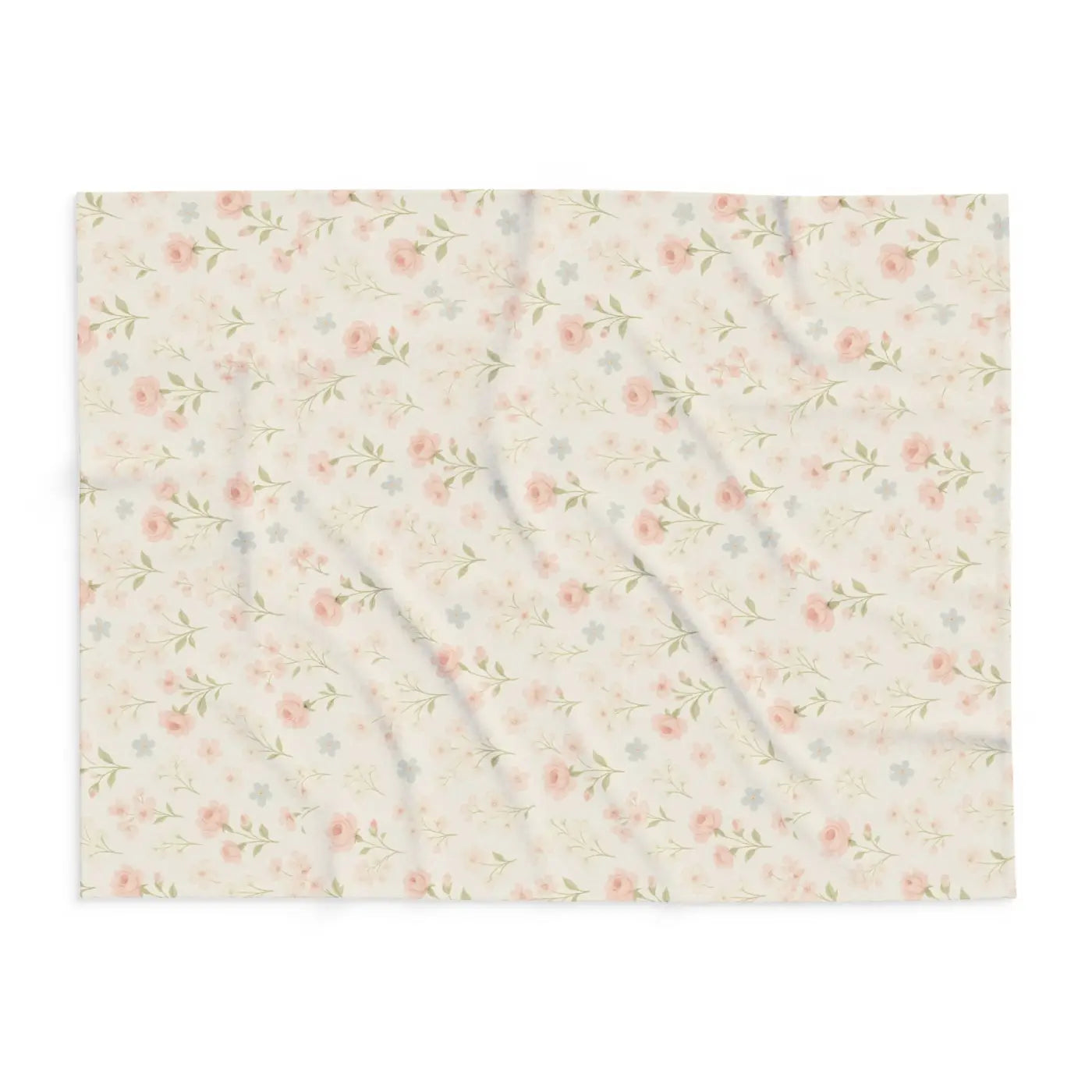 Premium Arctic Fleece Blanket - Floral Cozy Vibes - DipaliZ