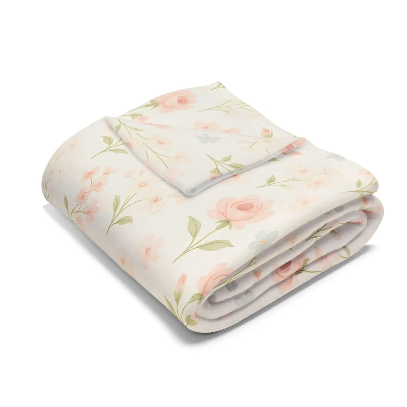 Premium Arctic Fleece Blanket - Floral Cozy Vibes - DipaliZ