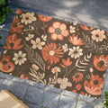 Tufted Coir Coconut Doormat - Vibrant Welcome Design - DipaliZ