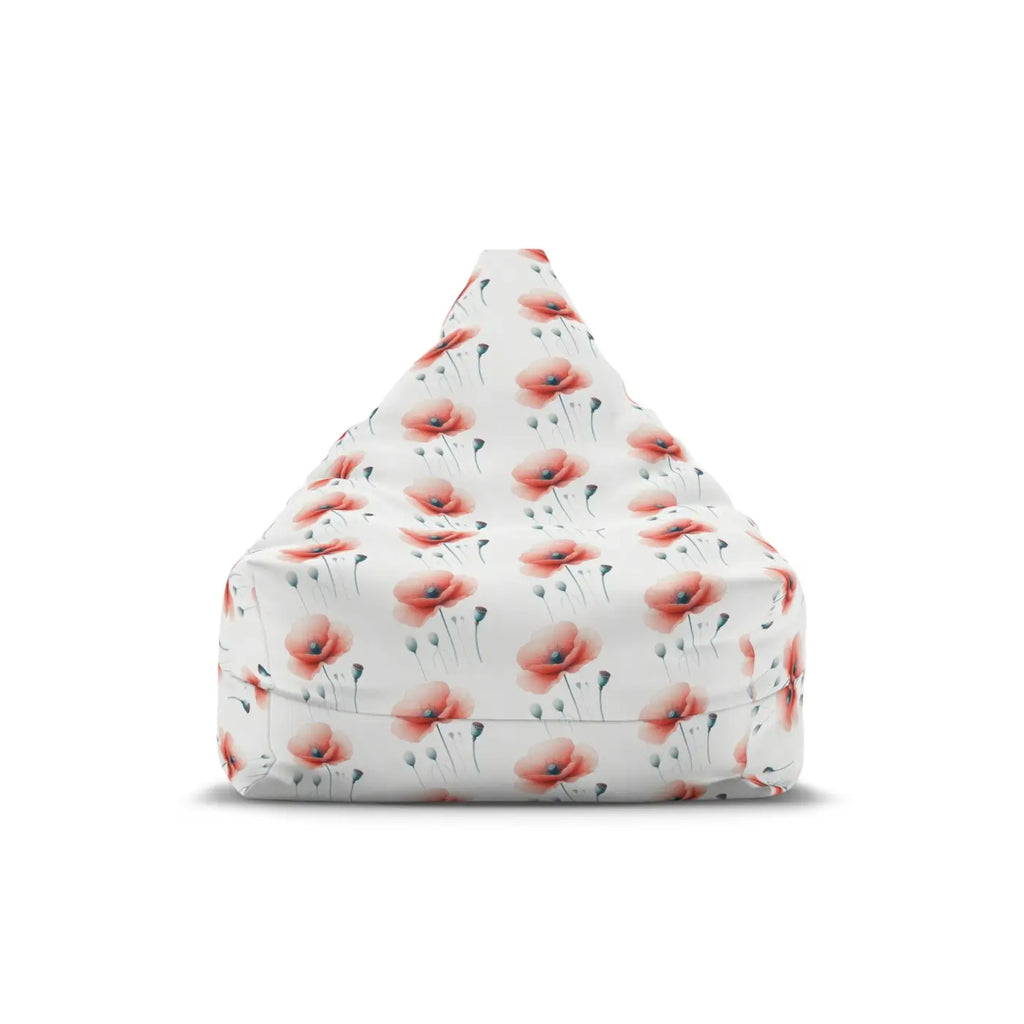 Cozy Floral Bean Bag Chair Cover - Ultra Soft Slipcover - DipaliZ