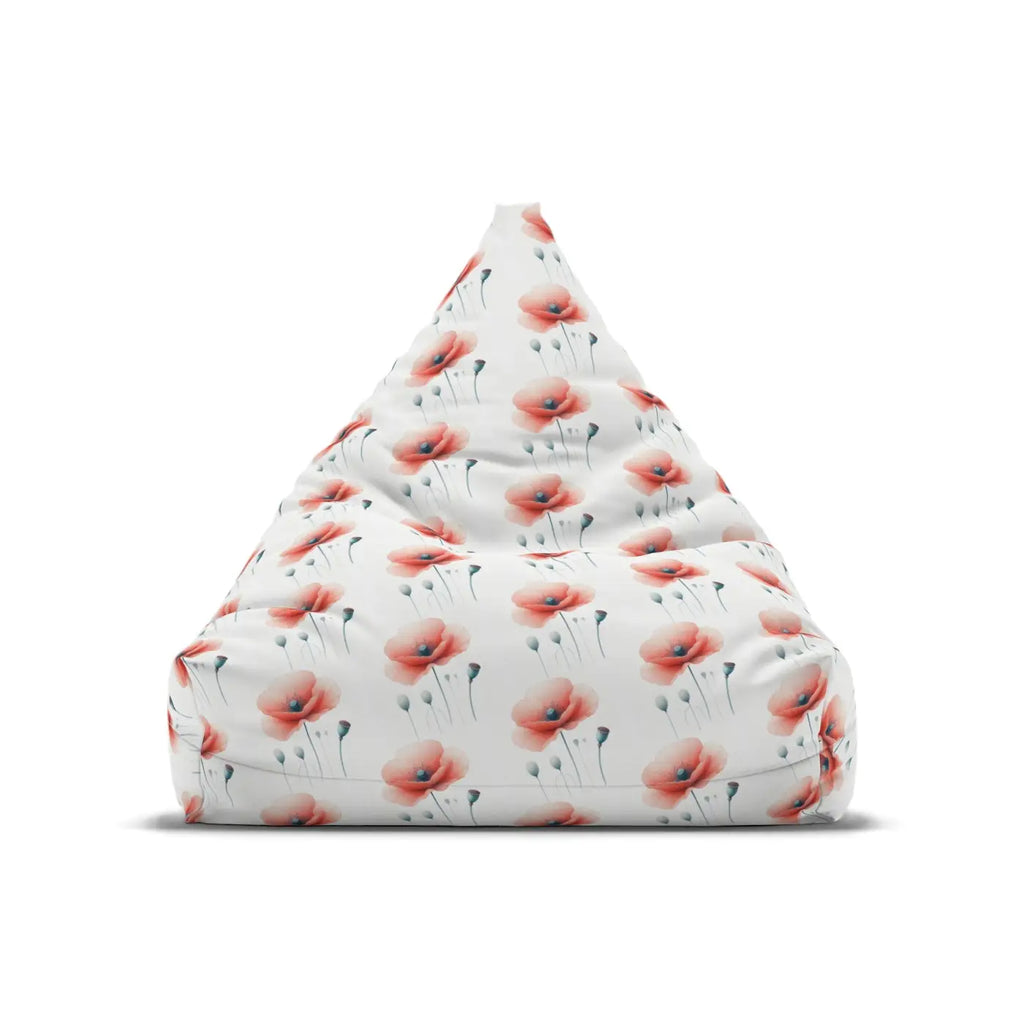 Cozy Floral Bean Bag Chair Cover - Ultra Soft Slipcover - DipaliZ
