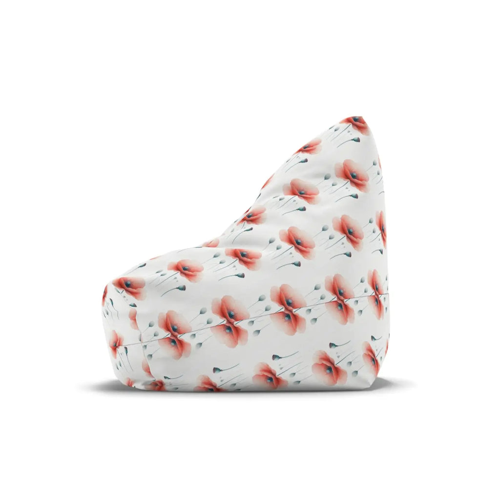 Cozy Floral Bean Bag Chair Cover - Ultra Soft Slipcover - DipaliZ